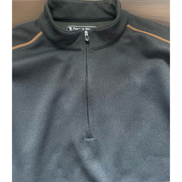 Pebble Beach Men's Gray Performance quarter zip Golf pullover- size XL - Picture 2 of 5
